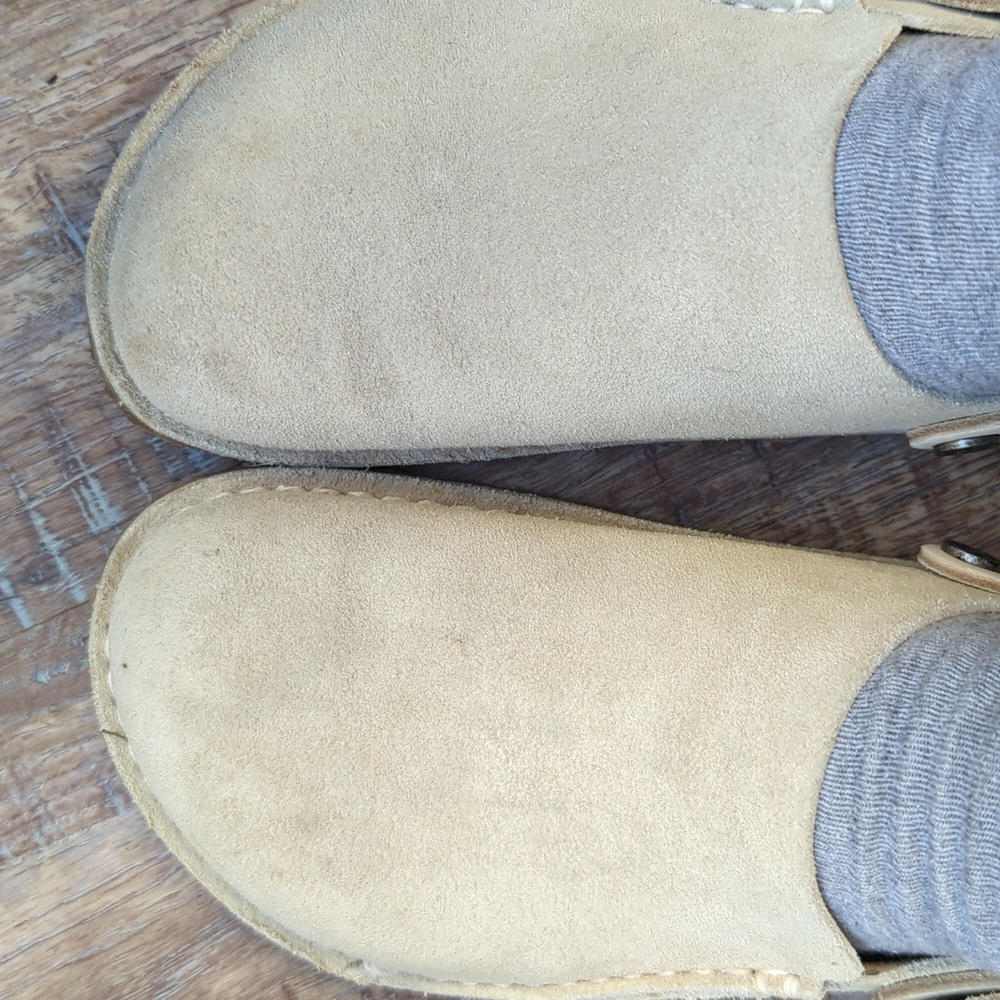 Birkenstock Women's Lutry Premium Suede Clogs size 37 or 6 slip on Birks